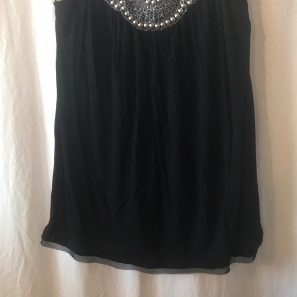 Candie’s Tank with Silver Detail Neckline - Picture 3 of 7